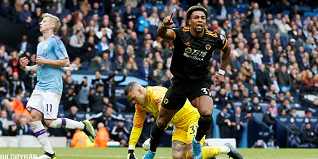 Matchrapport: Manchester City-Wolves 0-2