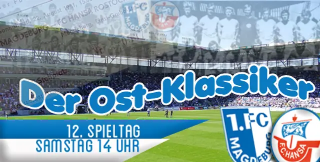 Prestigeduell: 1. FC Magdeburg - Hansa Rostock