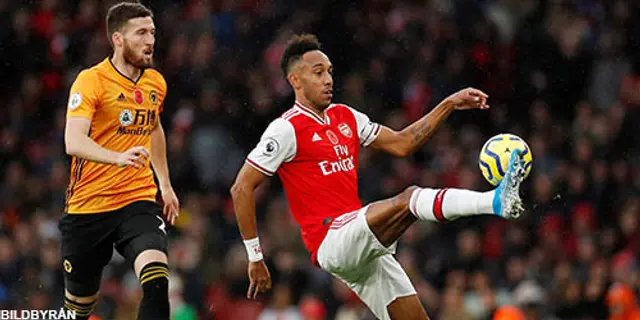 Arsenal-Wolverhampton 1-1 (1-0)