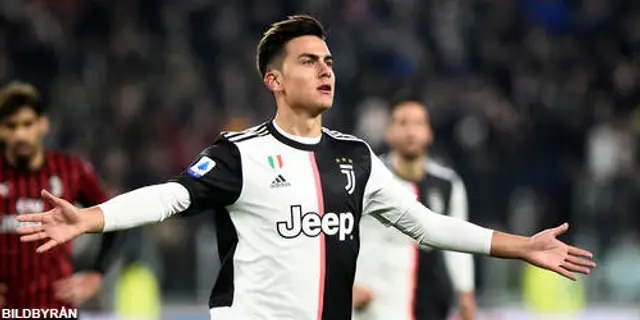 Juventus - Milan 1-0: Dybala tungan på vågen