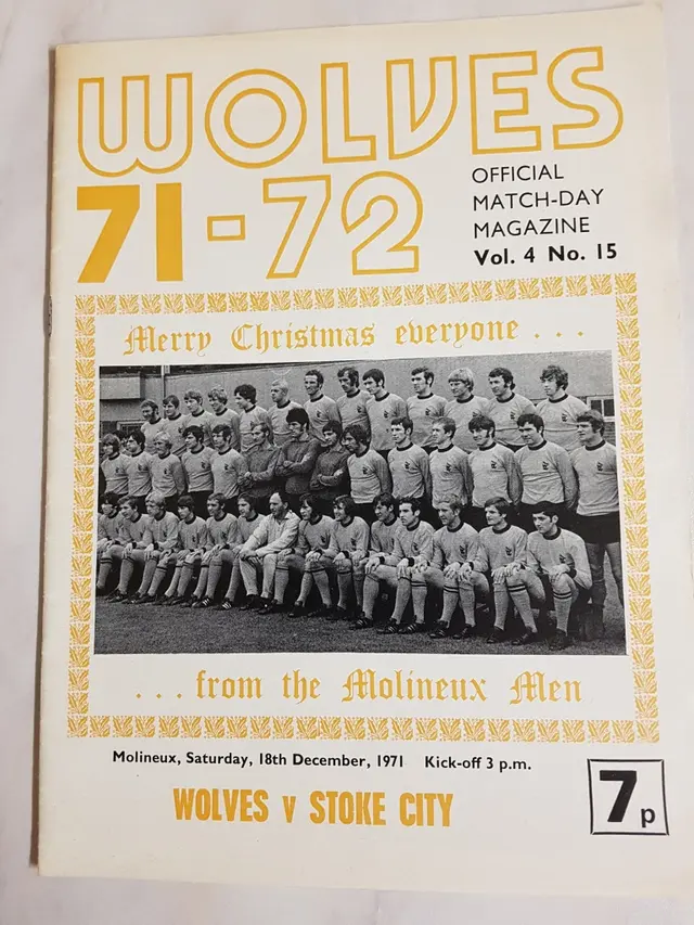 Wolves-Stoke 2-0 den 18 december 1971