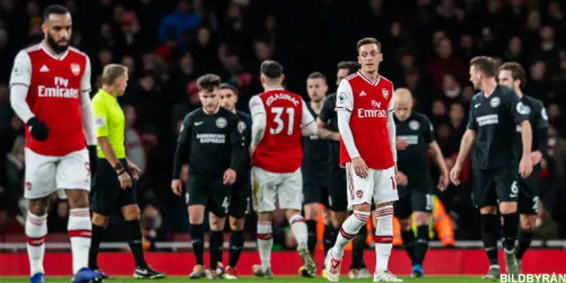 Matchrapport: Arsenal - Brighton (1-2)