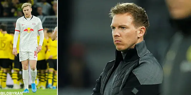 Emil Forsberg utbytt i paus i toppmötet: ”Behövde göra en förändring”