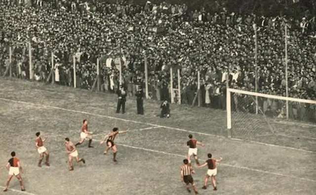 El Gráfico-minnen: Clásico Rosarino 1946 – ett innehållsrikt derby i skuggan av toppen