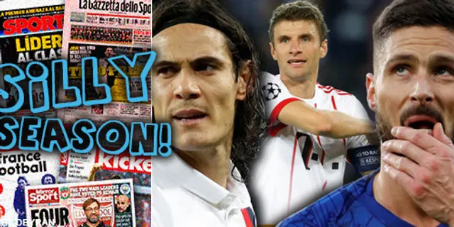 Sillysvepet: Cavani stannar i PSG – Müller på väg att lämna Bayern?