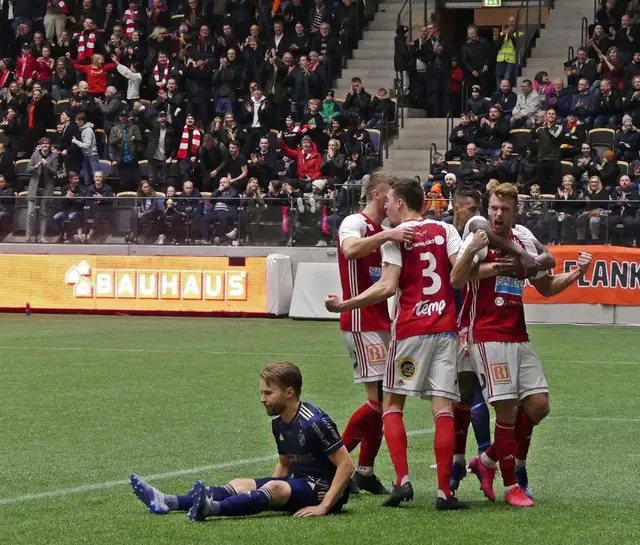 Sandvikens IF - Djurgårdens IF 2-2, ute ur cupen men inne på rätt spår