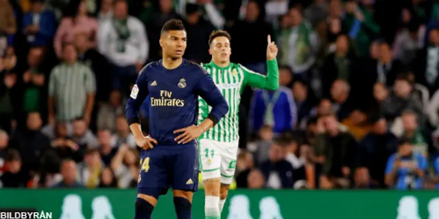 Real Betis - Real Madrid: 2-1