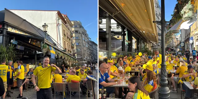"Rese-Robban" på plats i Bukarest: ”Rumänerna ropar Forza Zlatan”