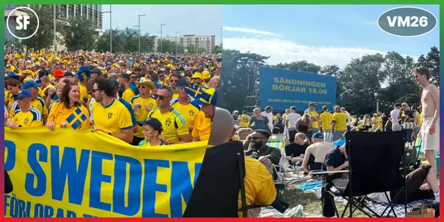 Bildextra: Från Malmö till Houston – svenska fans laddar upp