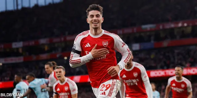 Havertz hjälte – Arsenal en seger från ligatiteln