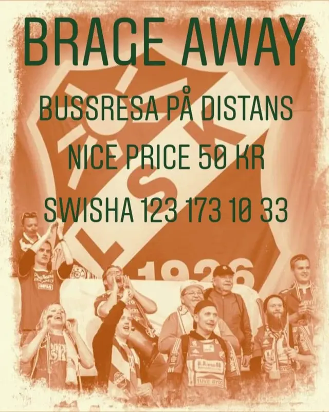 Brage away på distans