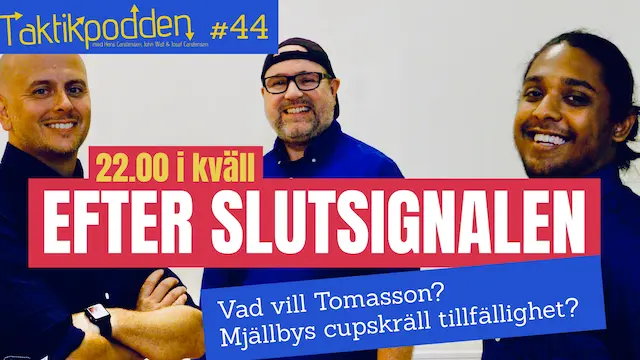 Ikväll kl 22.00 – John Wall djupanalyserar Tomasson