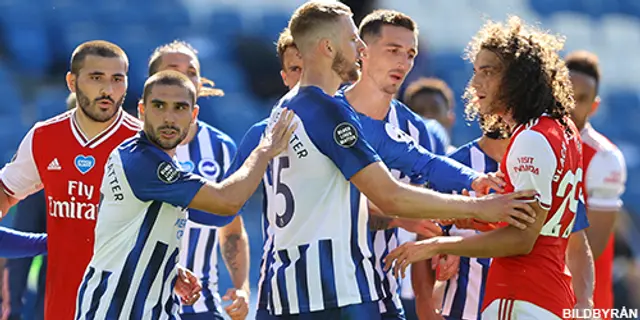 Matchrapport: Brighton & Hove Albion - Arsenal 2-1