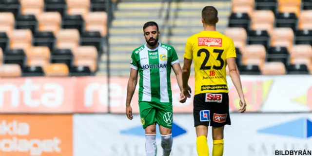 Mjällby-Bajen 2-1: Utvisning och utspelning