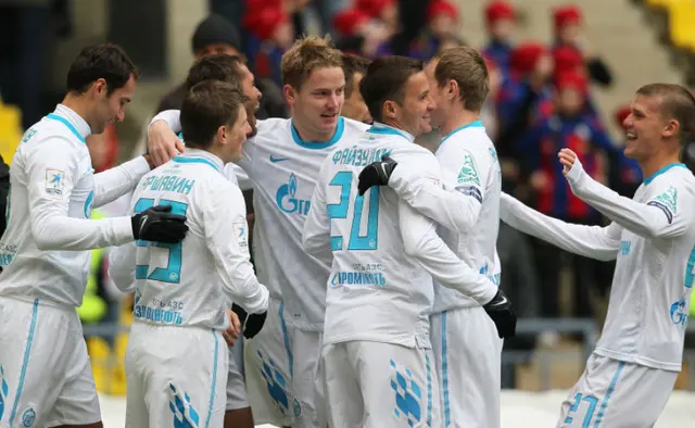 CSKA 2 - 2 Zenit. Delad pott i underhållande match