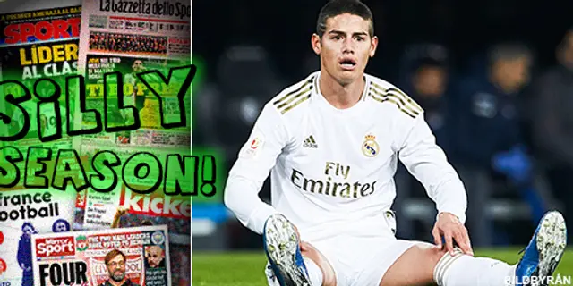 Sillysvepet: Arsenal nästa för James Rodriguez?