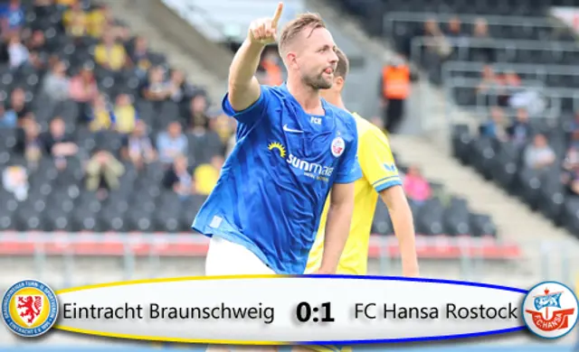 Hansa slog Eintracht Braunschweig