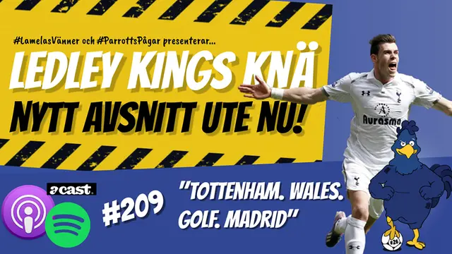 Ledley Kings Knä #209 ”Tottenham. Wales. Golf. Madrid”