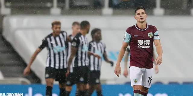 Burnley föll tungt mot Newcastle efter en blek insats