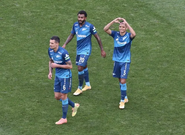 Zenit kvar i serieledning efter 3-1 hemma mot hårdsatsande Sotji
