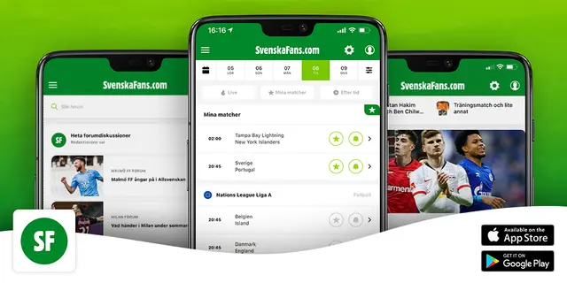 Äntligen – här är SvenskaFans nya app