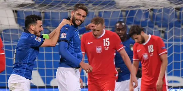 Nations League: Viktig seger för Italien