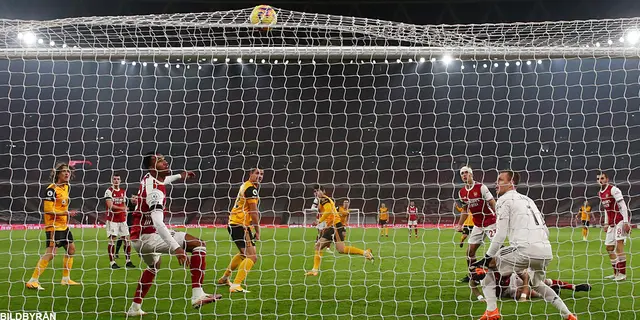 Matchrapport: Arsenal - Wolverhampton (1-2)