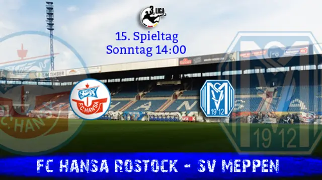 Inför FC Hansa Rostock - SV Meppen