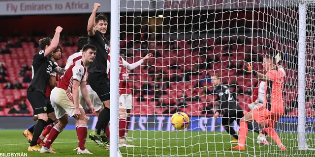 Självmål gav Burnley segern mot Arsenal – se målen här!