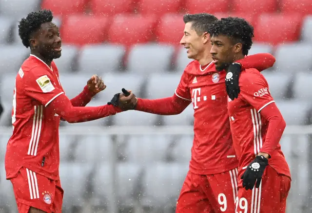 FT: FC Bayern München - SC Freiburg = 2-1 (1-0)