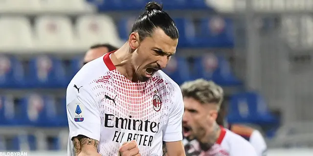 Cagliari - Milan 0-2: “Zlatan tvåmålsskytt i comebacken från start”