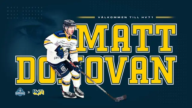 Matt Donovan klar för HV71