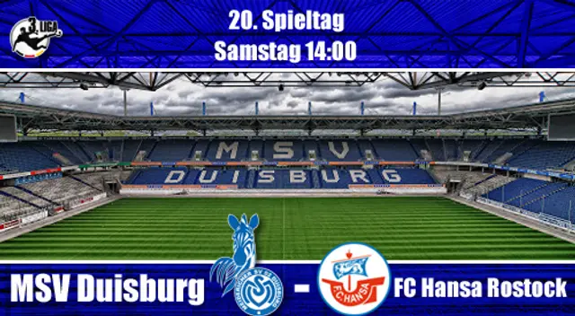 Inför MSV Duisburg - FC Hansa Rostock