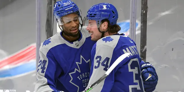 Toronto vann klart mot Canucks – se alla nattens mål från NHL