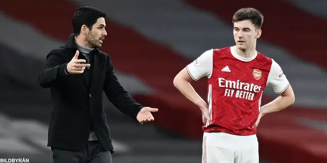 Kieran Tierney under kniven