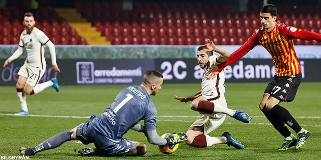 Benevento - Roma 0 - 0 en match i tragikomisk italiensk Serie A-stil