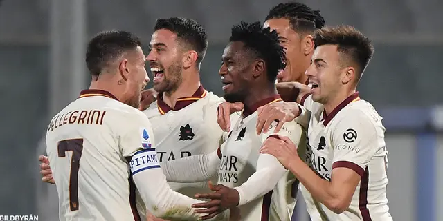 Fiorentina - Roma 1 - 2 och blytunga poäng hem till Rom