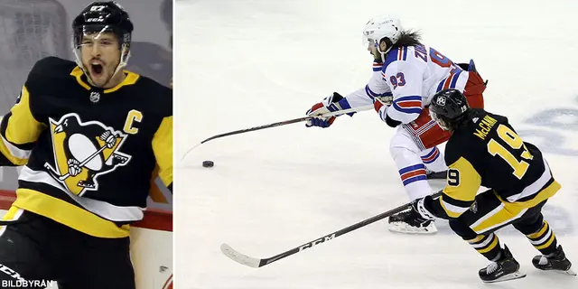 Penguins körde över Rangers – se nattens mål här