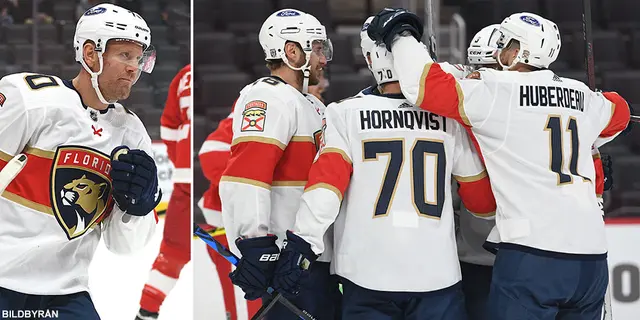 Nytt mål från Hörnqvist när Florida vann – se nattens mål