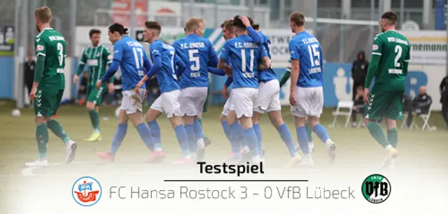 Träningsmatch: Hansa övertygade mot VfB Lübeck