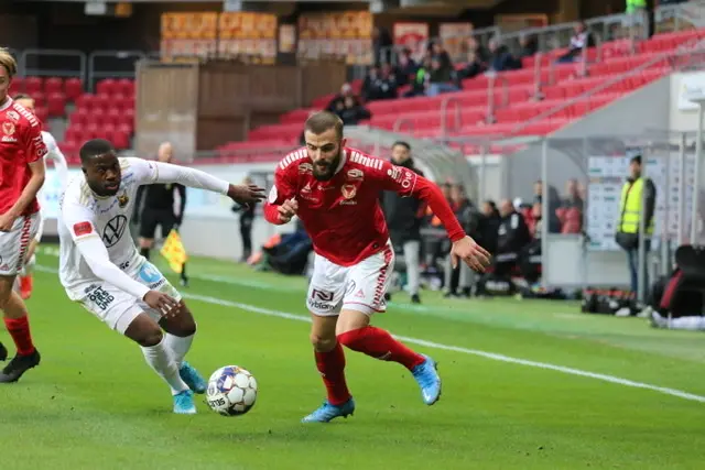 Inför Degerfors - Kalmar FF på Behrn Arena. 