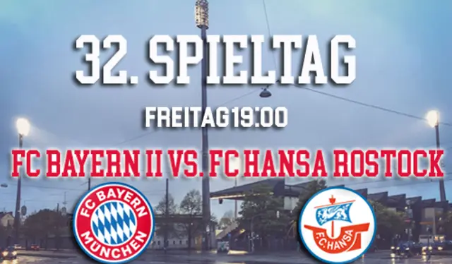 Hansa i fredagsduell mot Bayern München II