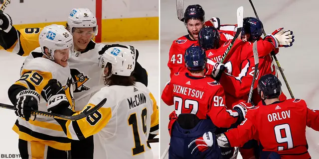 Penguins och Capitals slutspelsklara – se nattens mål här
