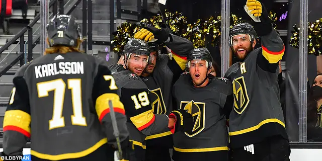 Vegas utjämnade mot Minnesota – se nattens mål här