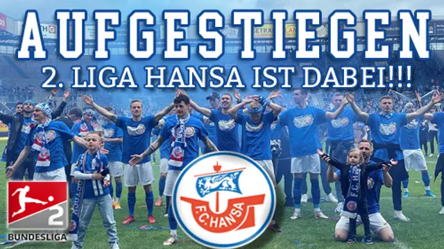 FC Hansa Rostock klart för 2. Bundesliga!