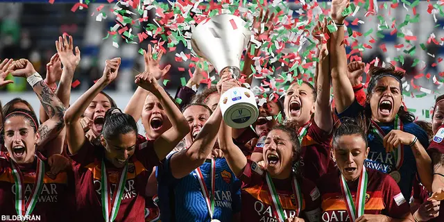 Straffrysare avgjorde - Roma vinner Coppa Italia