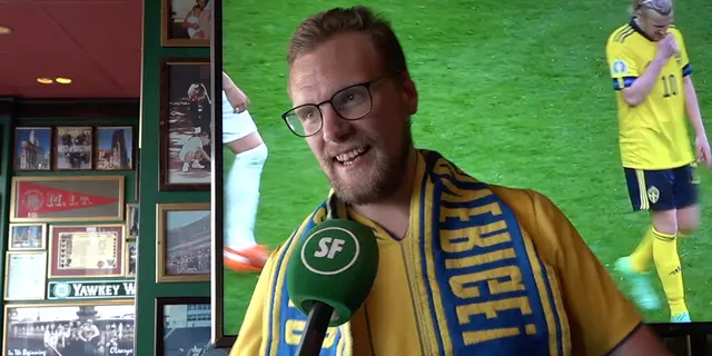 ”Vi kommer dansa i champagne” – svenska fansens vilda glädje efter segern mot Slovakien