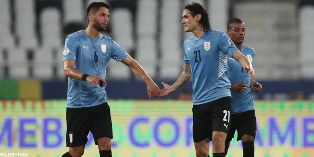 Uruguay får möta Colombia i kvartsfinal