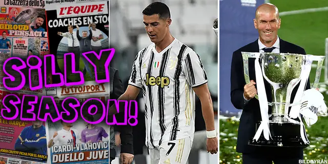 Sillysvepet: Juventus inväntar svar från Cristiano Ronaldo – Zidane drömmer om Frankrike