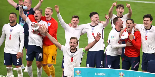 England – Danmark 1-1 (2-1 efter förlängning)